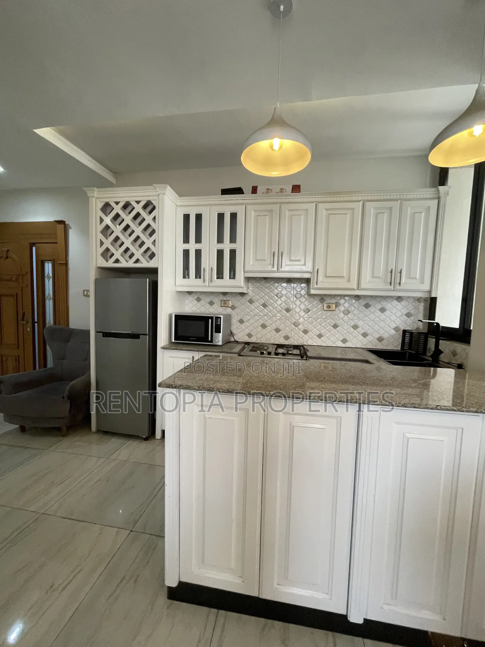 Furnished 2bdrm House in Bole for rent