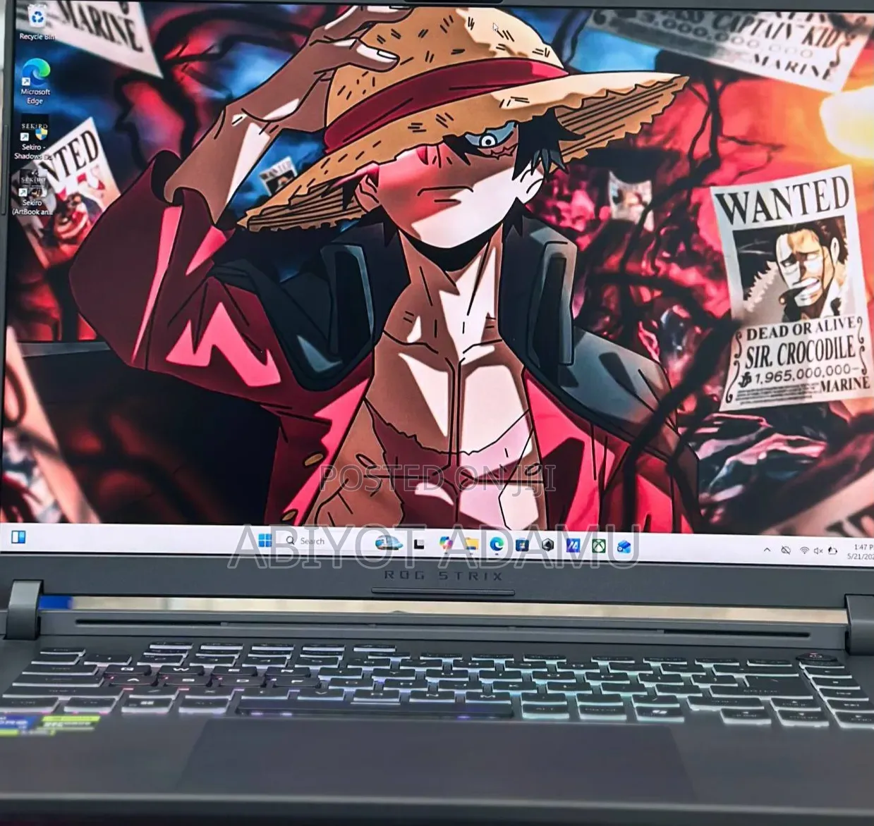 New Laptop Asus ROG Strix G16 G614 16GB Intel Core i7 SSD 1T
