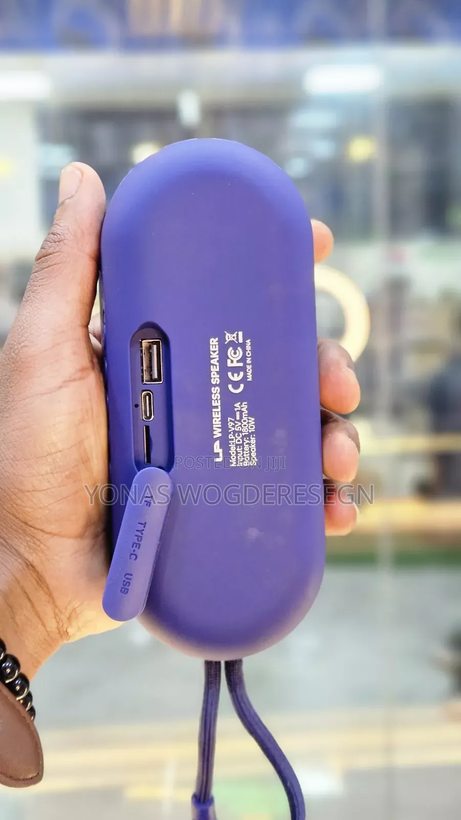 V97 Wireless Bluetooth Speaker – Portable Super Bass Outdoor Speaker