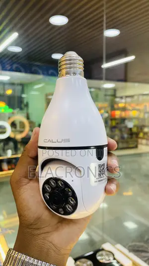 Calus Light Bulb Security Camera - 360° Wifi - New