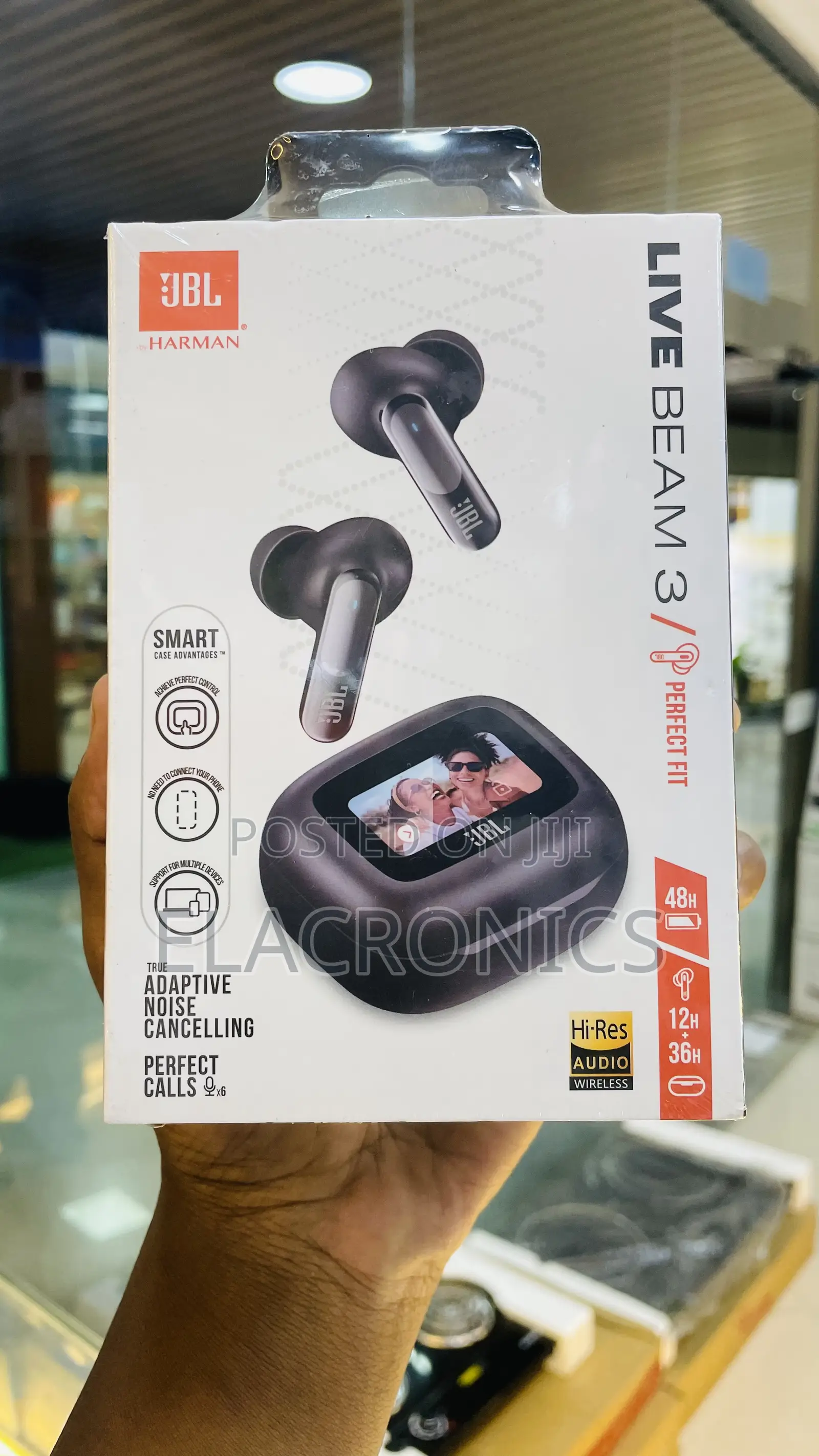 JBL Live Beam 3 Earbuds - Anc Smart Case - New
