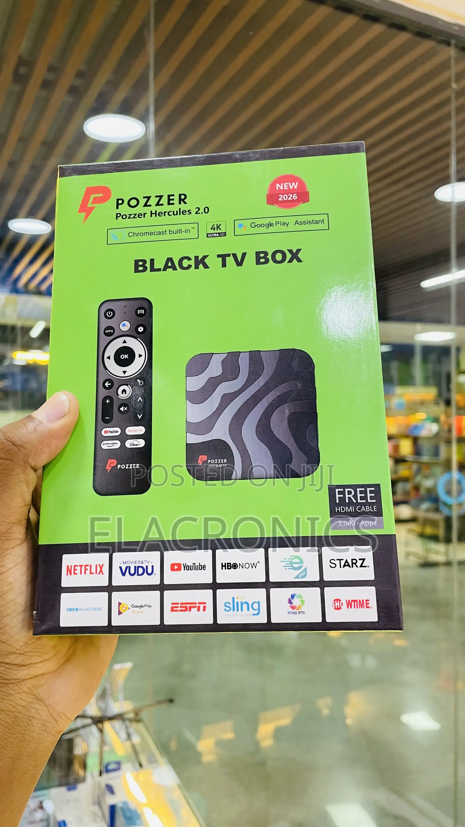 Android Tv Box (Smart Tv Box) Pozzer Hercules 2.0 12gb⁠