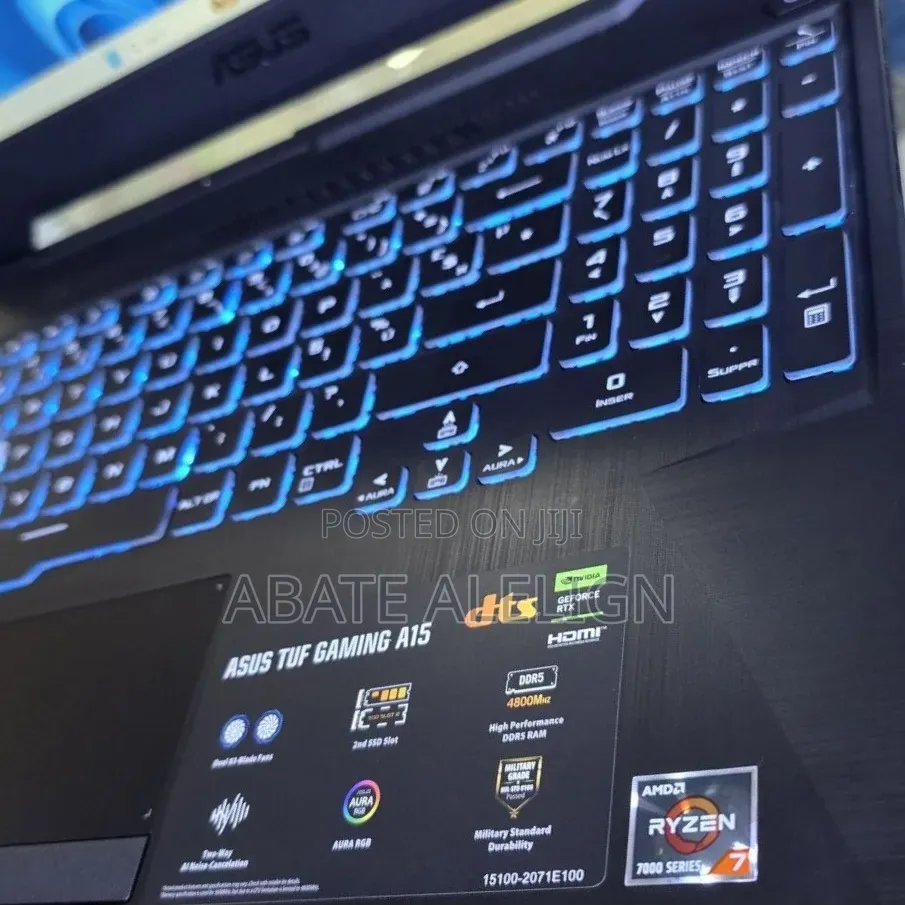 New Laptop Asus TUF Gaming A15 16GB AMD Ryzen 7 SSD 512GB