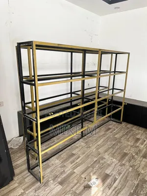 የሱቅ መደርደሪያ/ Metal Frame Display Shelving