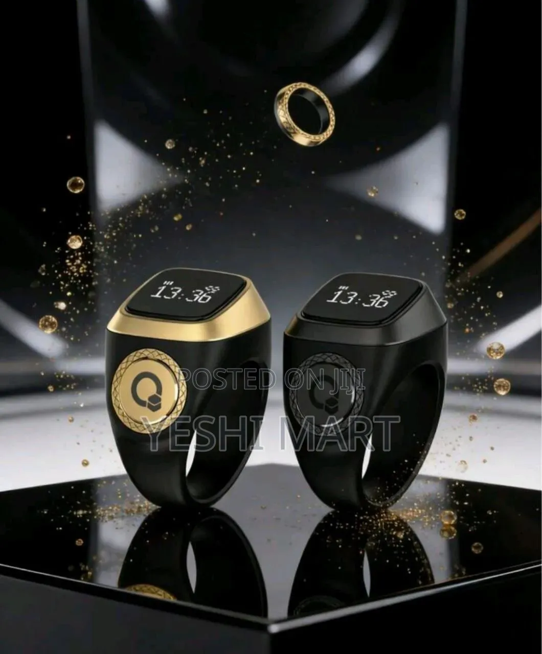 Luxury Zikr Ring Electronic Rosary, Multi-Function Cou, Ramadan Prayer
