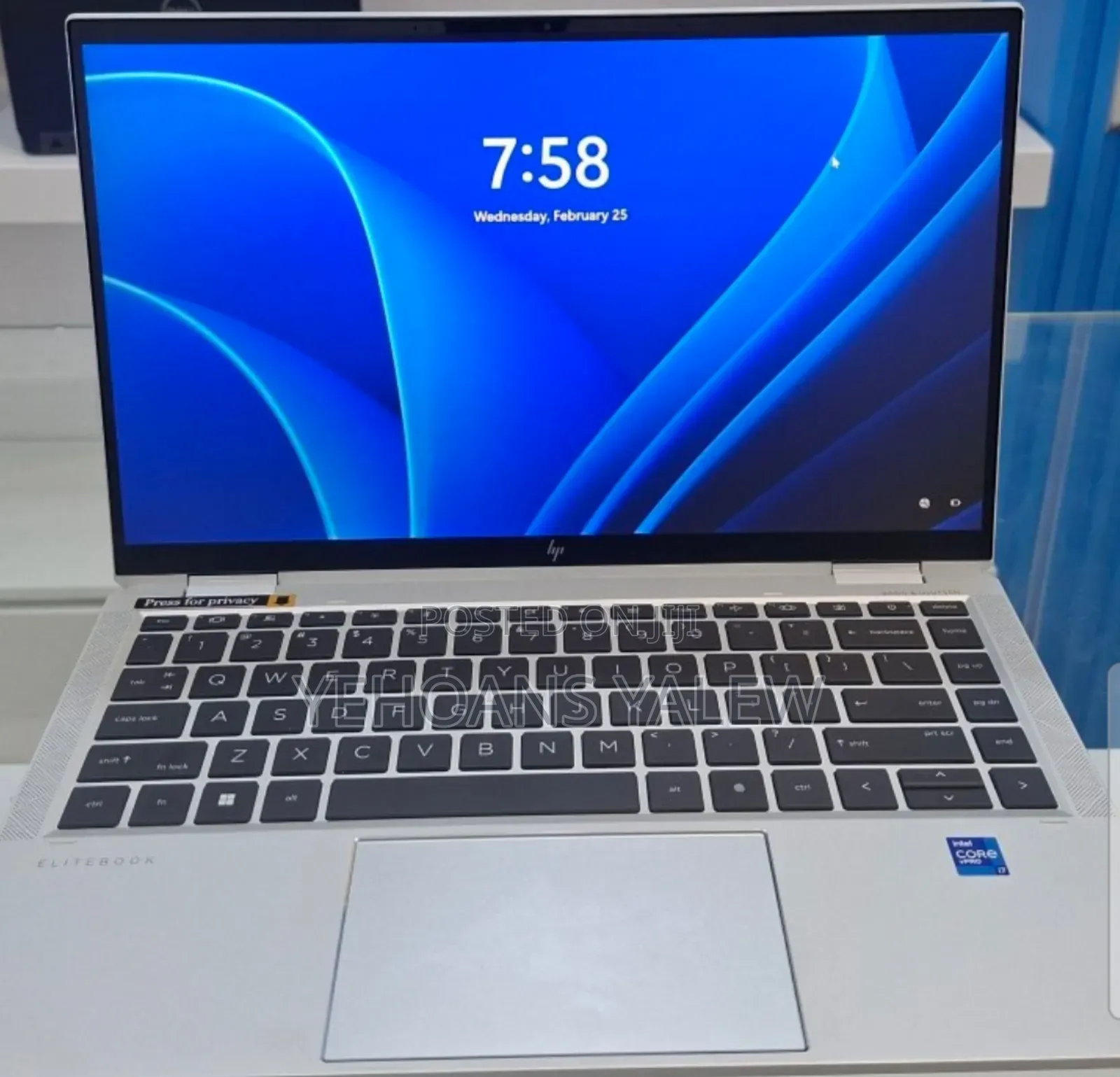 New Laptop HP EliteBook 1040 G8 16GB Intel Core i7 SSD 512GB