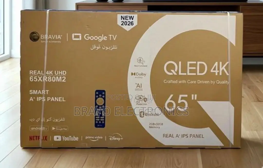 The Bravia 65-Inch Smart Google Tv (2026 Model)