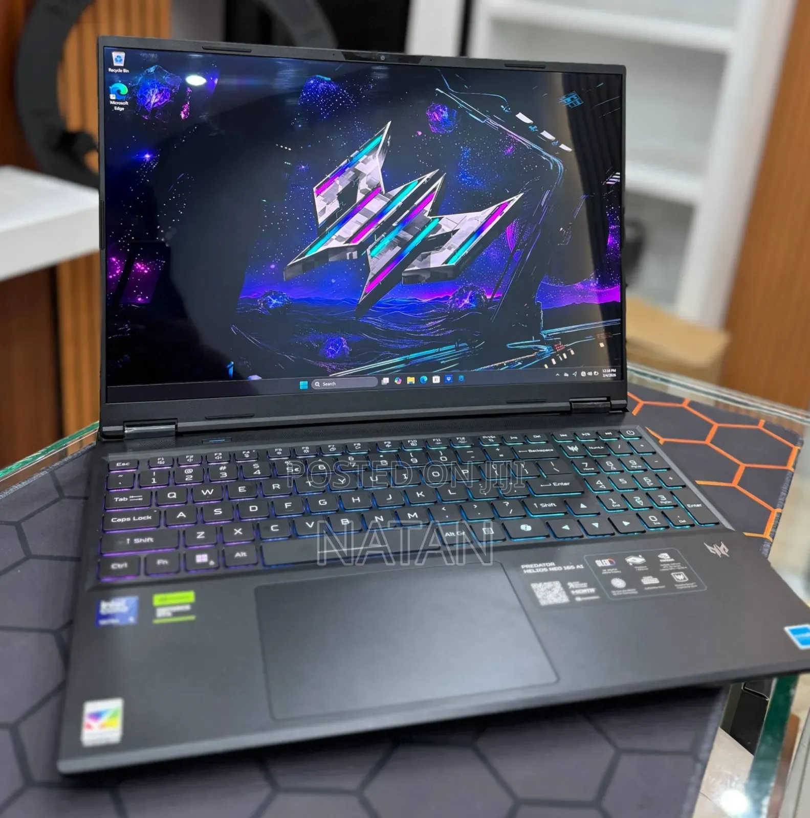 New Laptop Acer Predator Helios 16 32GB Intel Core Ultra 9 SSD 1T