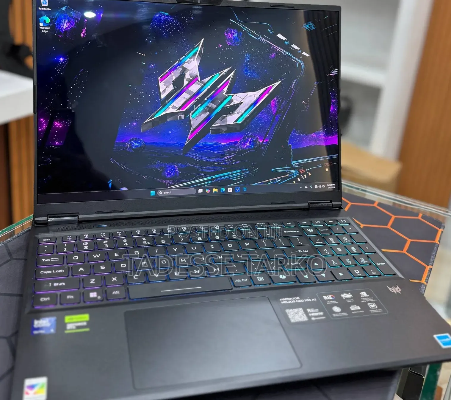 New Laptop Acer Predator Helios Neo 16 32GB Intel Core Ultra 9 SSD 1T