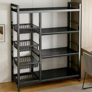 4 Layer Multipurpose Metal Storage Shelf Rack የዕቃ መደርደሪያ