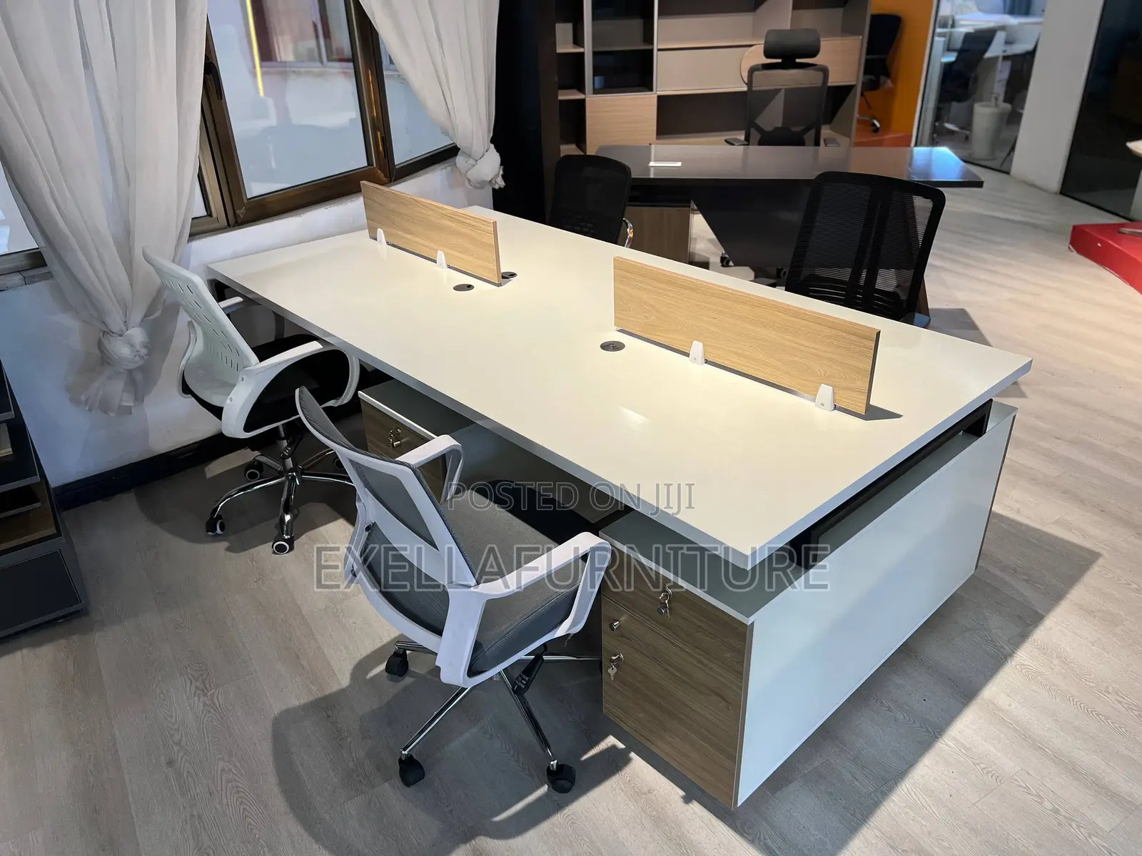 Workstation Table 4 Seater , ወርክስቴሽን ቴብል
