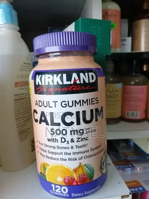 Kirkland Signature Adult Gummies Calcium With Vitamin D3and Zinc