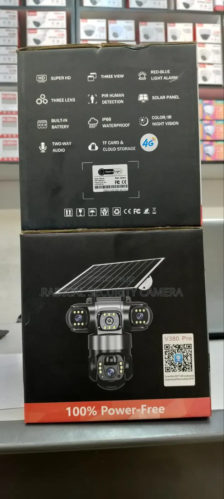 Stellar Solar Security Camera Sim Card Smaet Hybrid Light