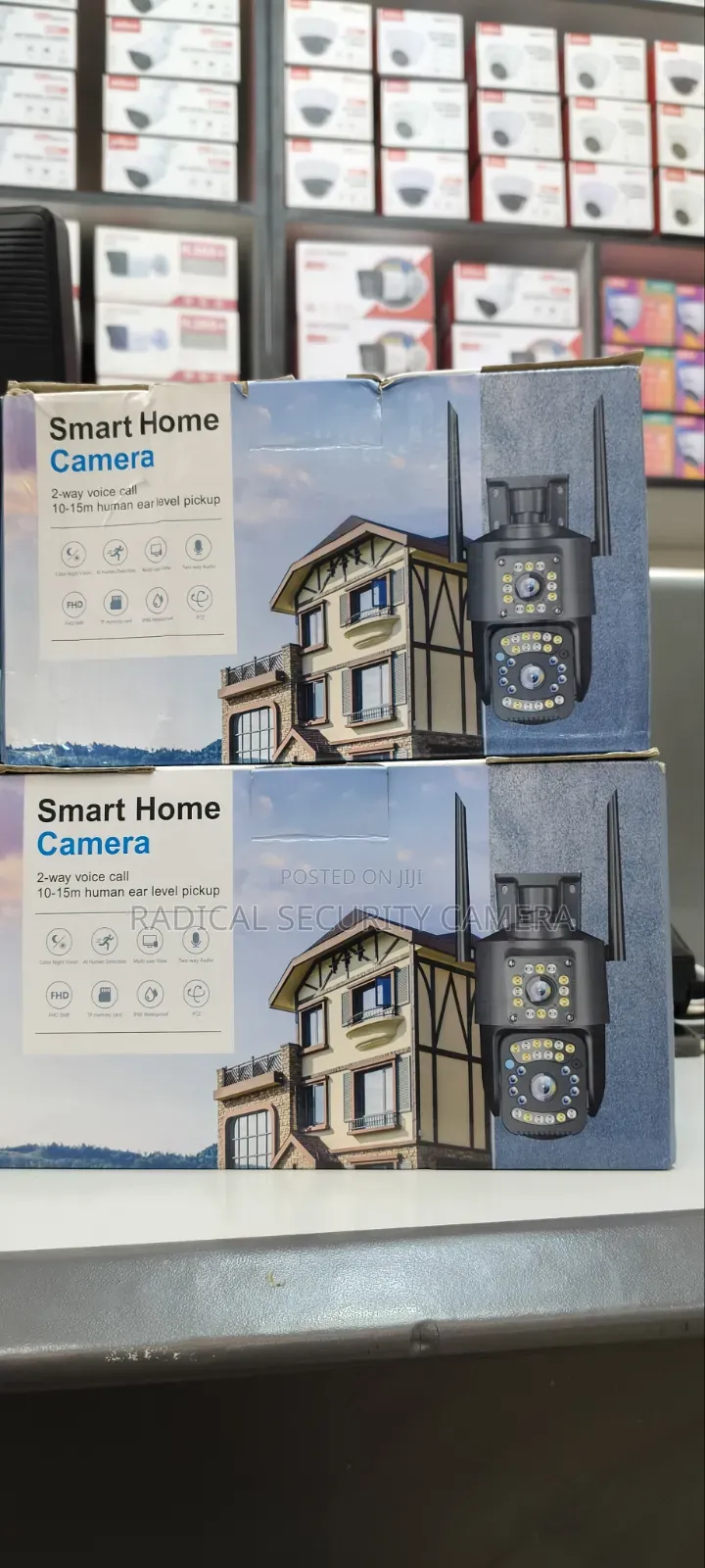 Smart Home Security Camera Double Lens