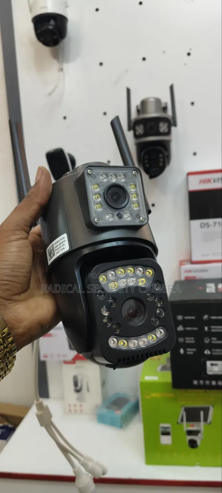 Smart Home Security Camera Double Lens