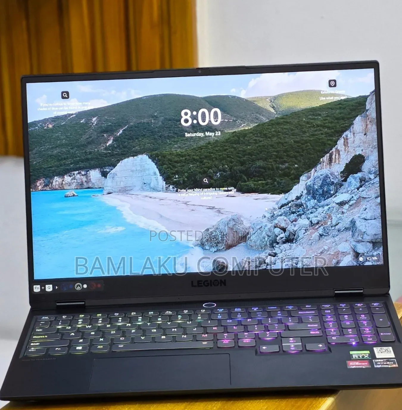 New Laptop Lenovo Legion 7 16GB AMD Ryzen 7 SSD 512GB