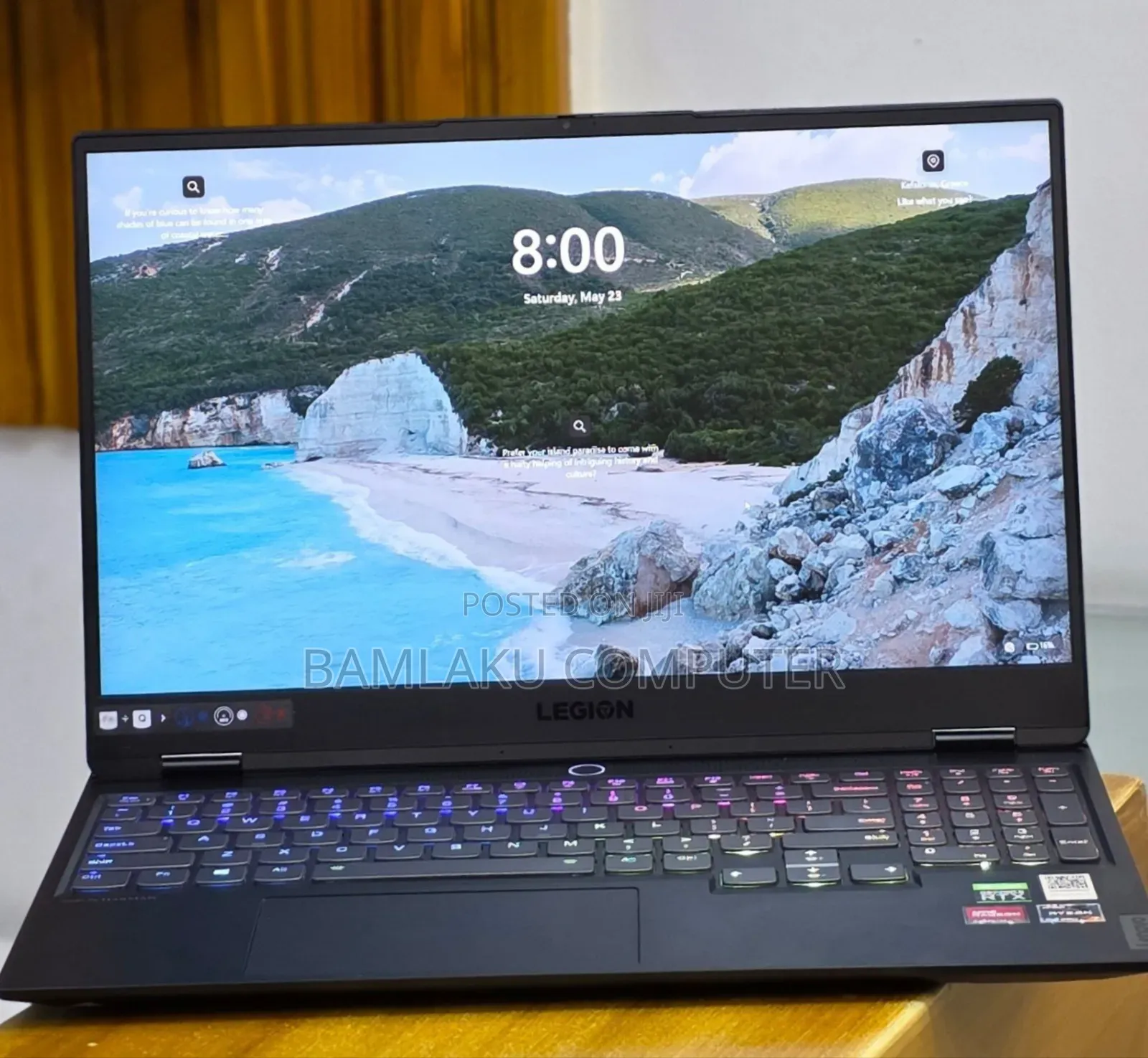New Laptop Lenovo Legion 7 16GB AMD Ryzen 7 SSD 512GB