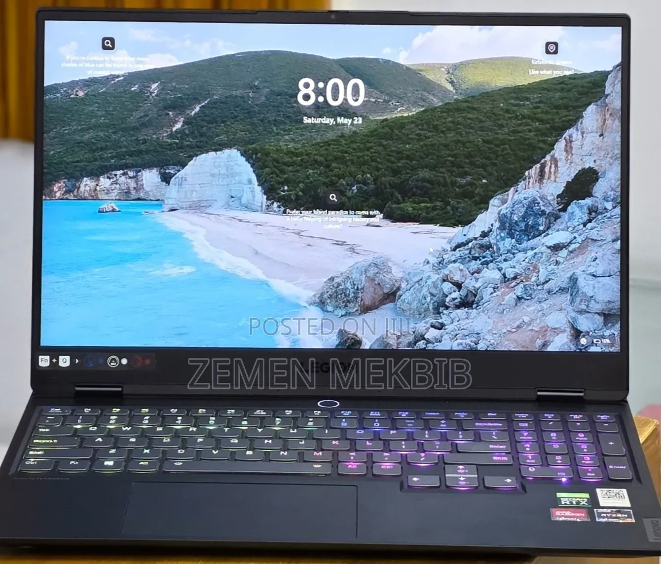 New Laptop Lenovo Legion 5 16GB AMD Ryzen 7 SSD 512GB
