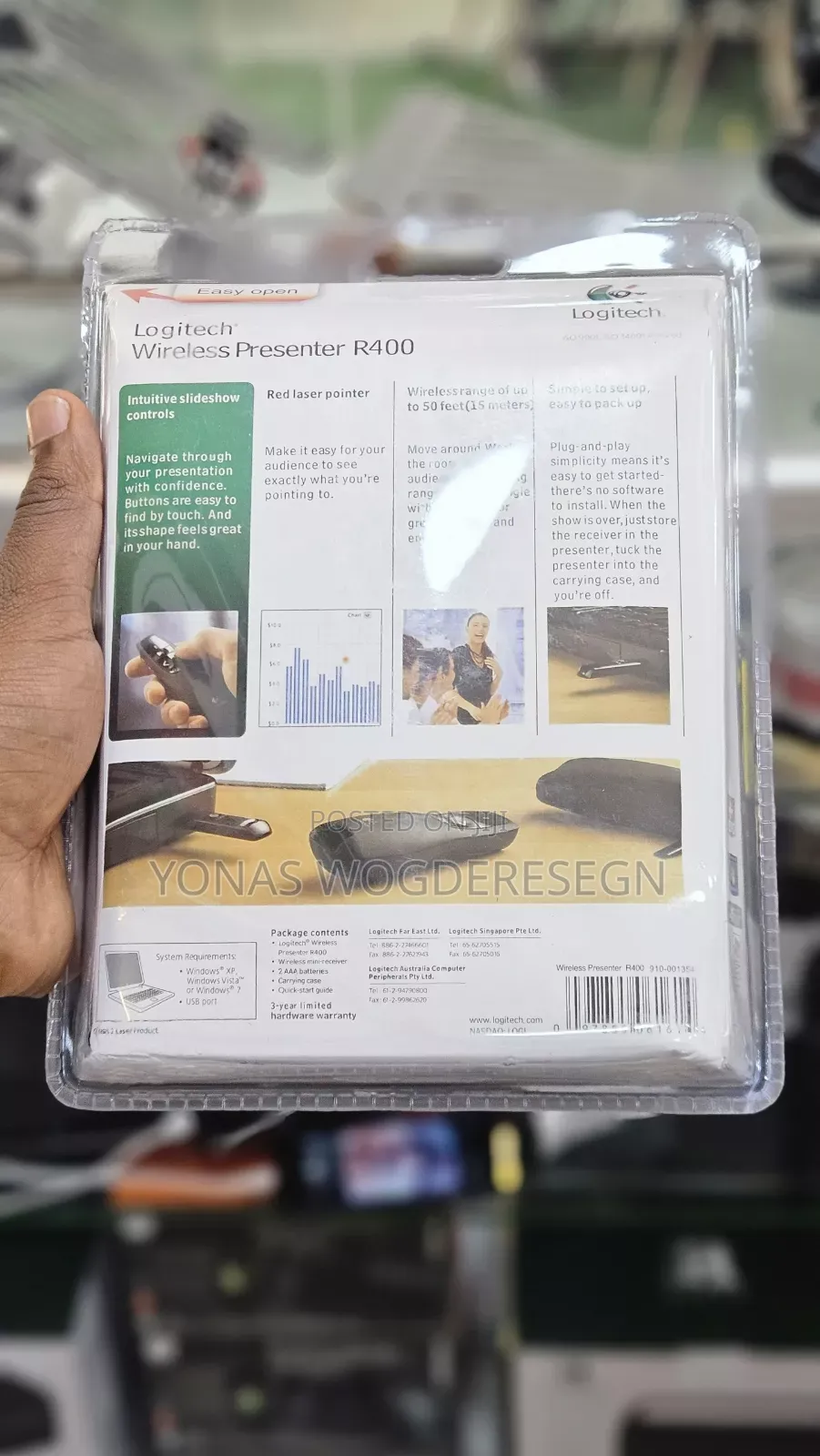 Logitech Wireless Presenter R400 Pointer