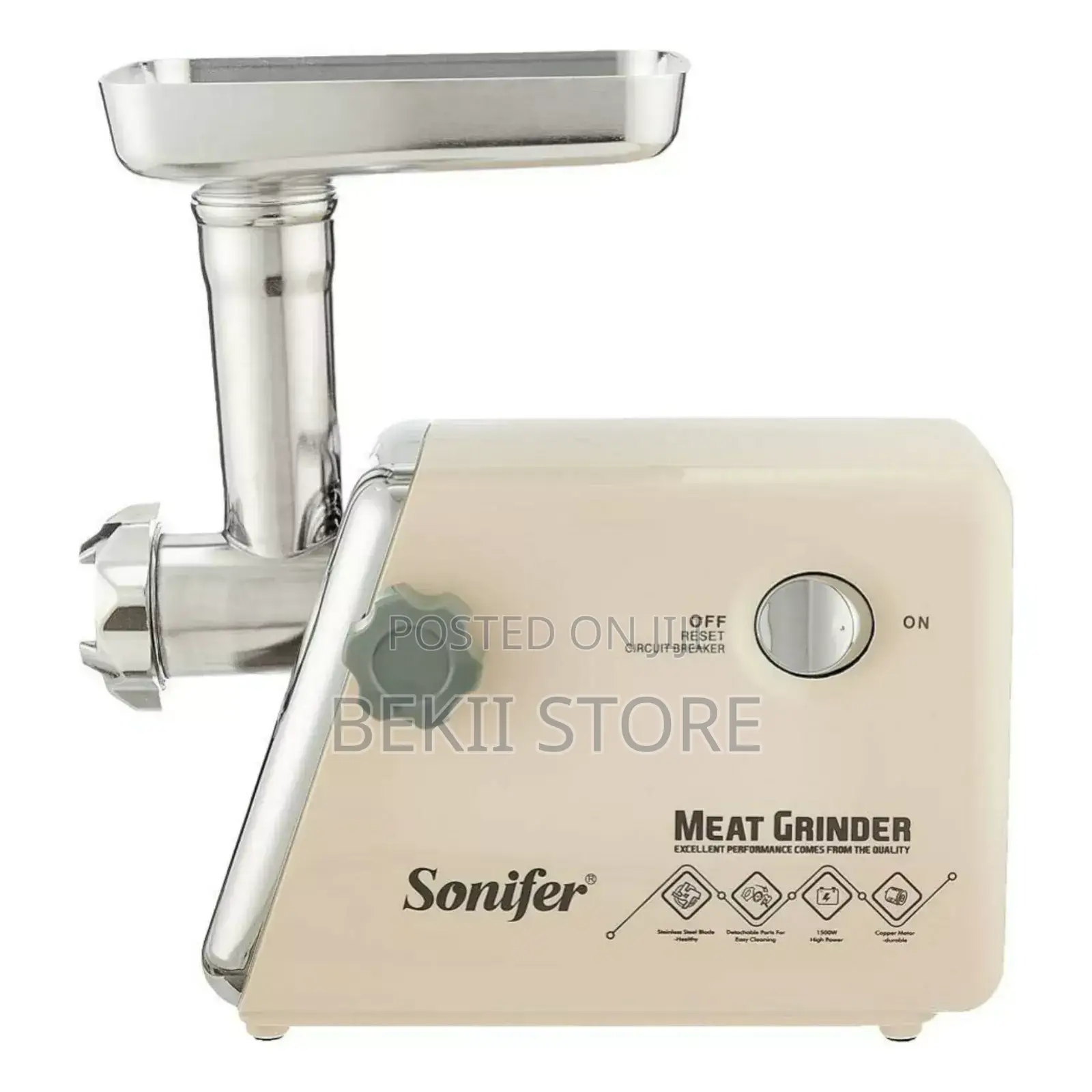 Sonifer Heavy Duty Electric Meat Grinder የስጋ መፈጫ