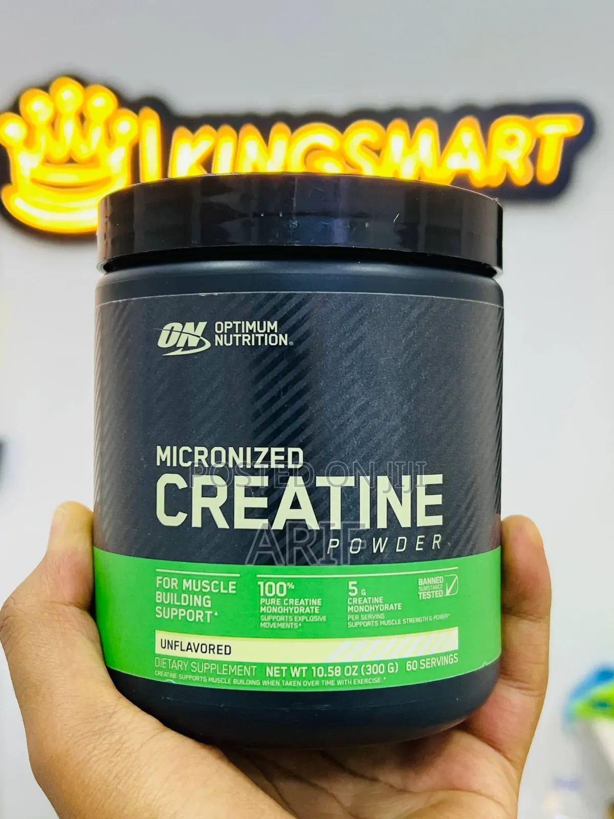 100% Micronosed Creatine Monohydrate 60 Serving Unflavored