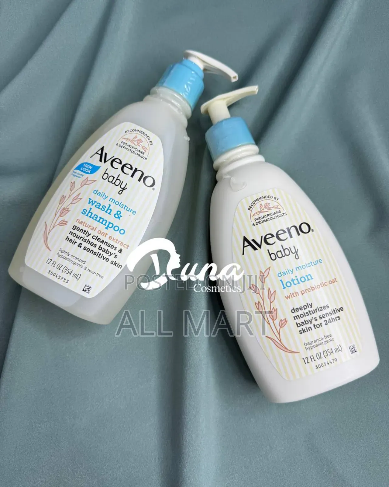 Aveeno Baby Daily Care Wash Shampoo And Lotion