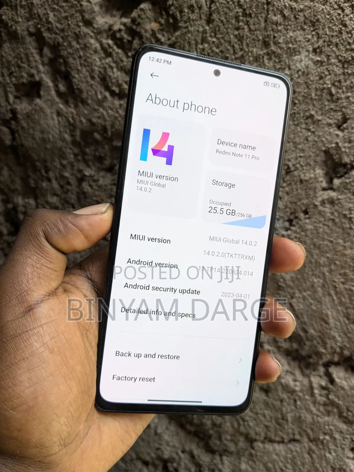 Xiaomi Redmi Note 11 Pro 5G 256 GB Blue