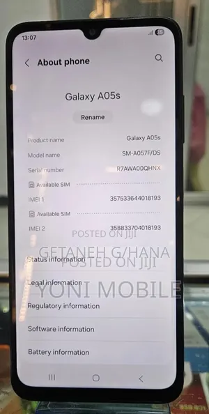 Samsung Galaxy A05s 128 GB Black