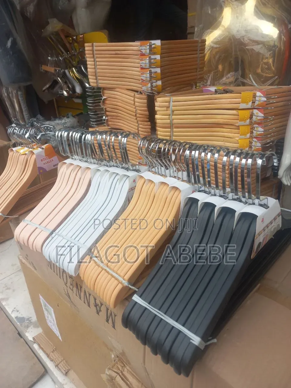 Clothe Hanger. It Is Very Strong ,Durable and Eye-Catching Colors