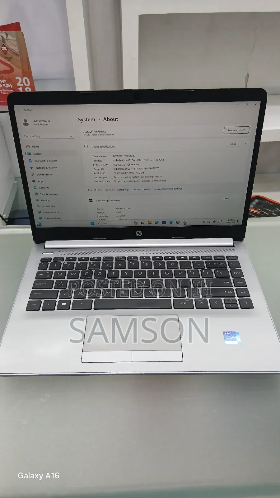 New Laptop HP Stream Notebook 1GB Intel Core i7 SSD 512GB