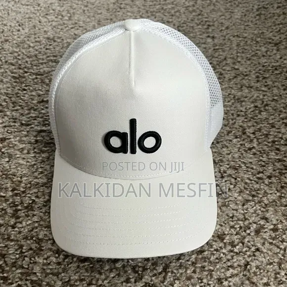 Alo Cap White and Black White
