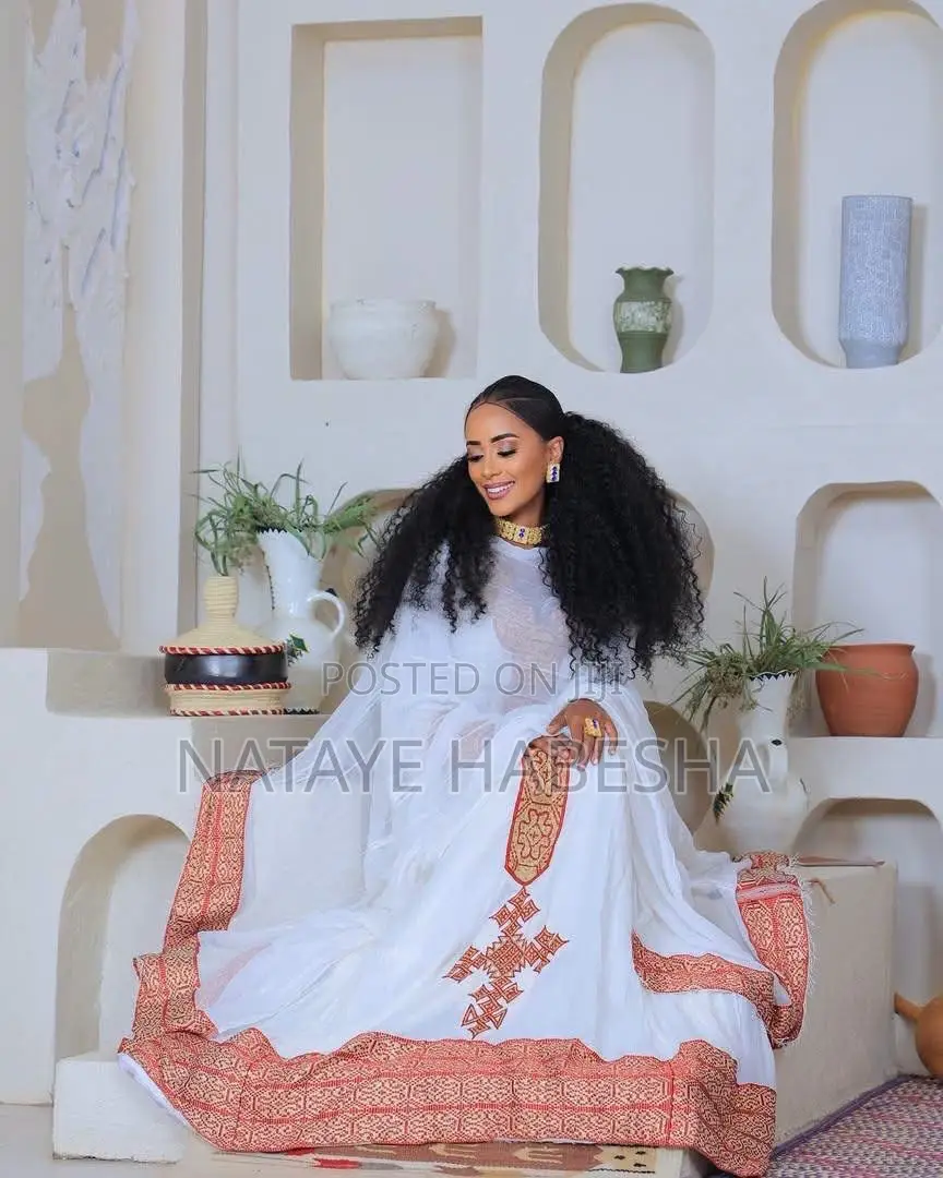 የሀገር ባህል Yehabesha ልብሶች የሐበሻ Libs ቀሚስ Habesha Kemis ሽፎን Chiffon ልብስ