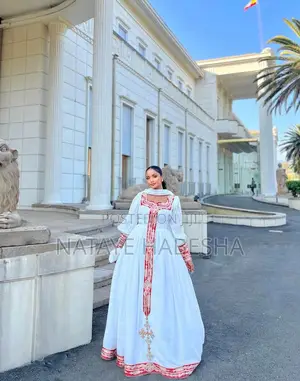 የሀገር ባህል Yehabesha ልብሶች የሐበሻ Libs ቀሚስ Habesha Kemis ሽፎን Chiffon ልብስ