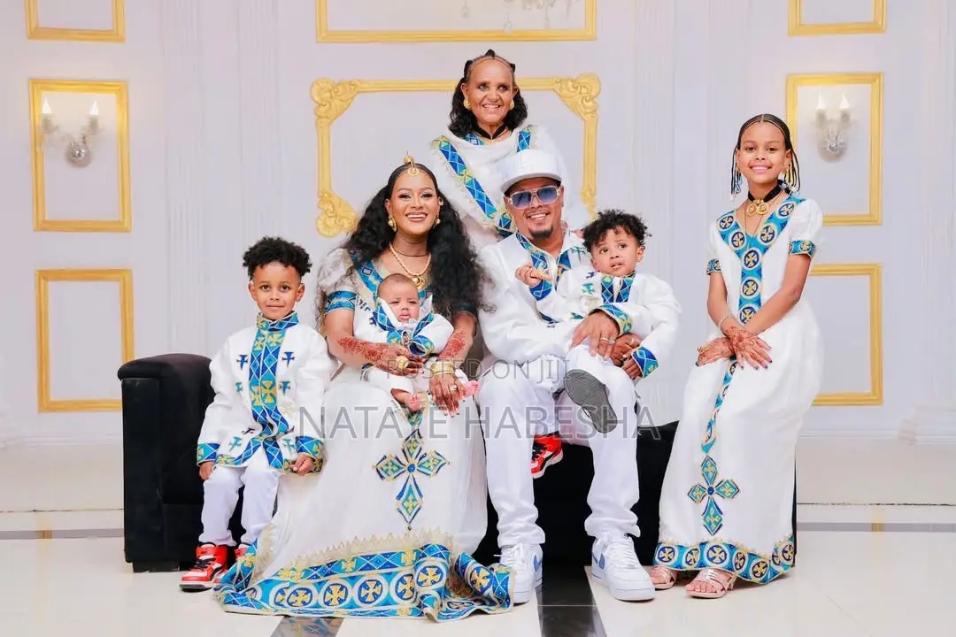 Ethiopian የሀገር ባህል Traditional Chiffon Yehabesha ልብሶች Libs ቀሚስ Kemis