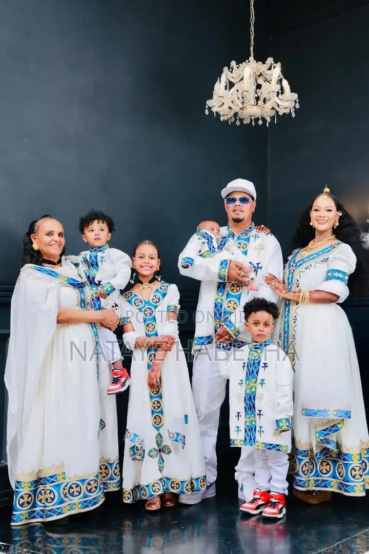 Ethiopian የሀገር ባህል Traditional Chiffon Yehabesha ልብሶች Libs ቀሚስ Kemis