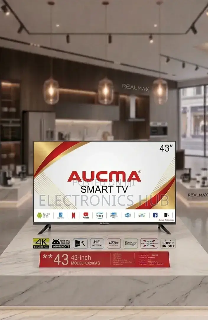 Aucma 43 Inch Smart Double Screen Tv