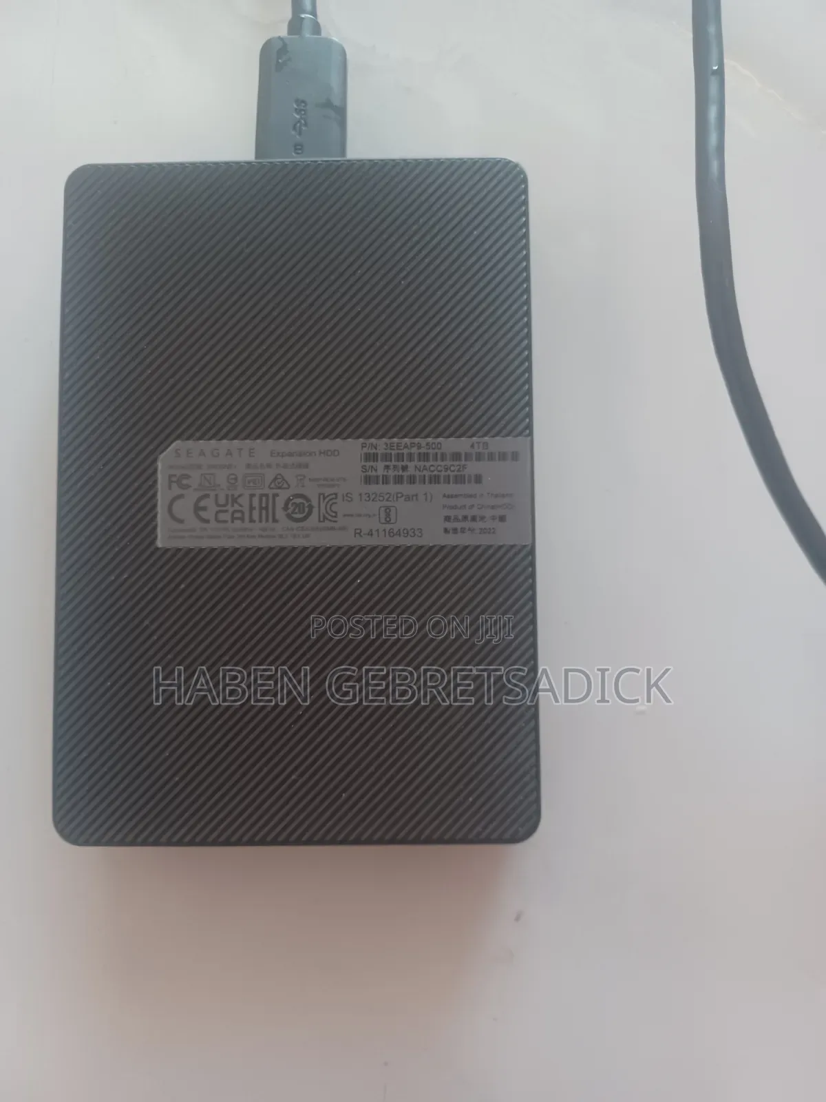 Seagate 4tb Originalb Harddisk ንፁህ ሀርድ ዲስክ
