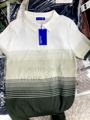 Men's Knitted Short-Sleeve T-Shirt