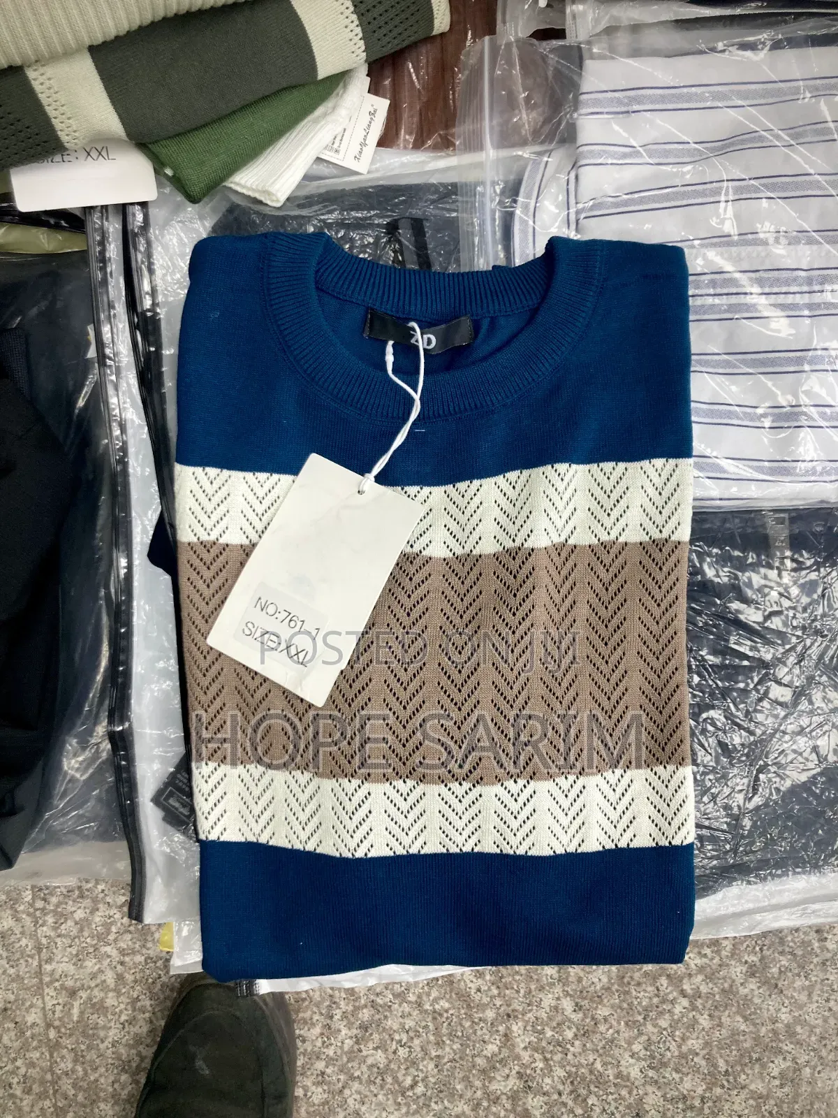 Ya.Nannai Men's Knitted Polo Shirts