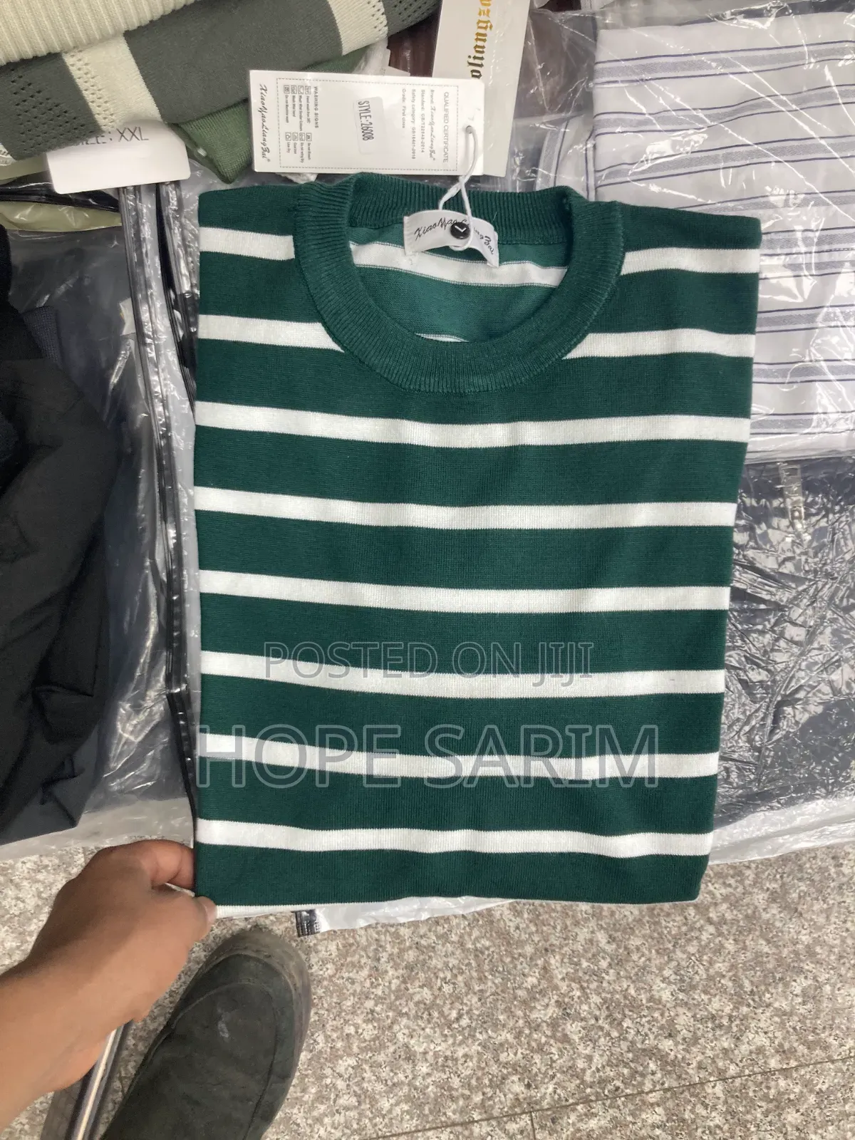 Ya.Nannai Men's Knitted Polo Shirts
