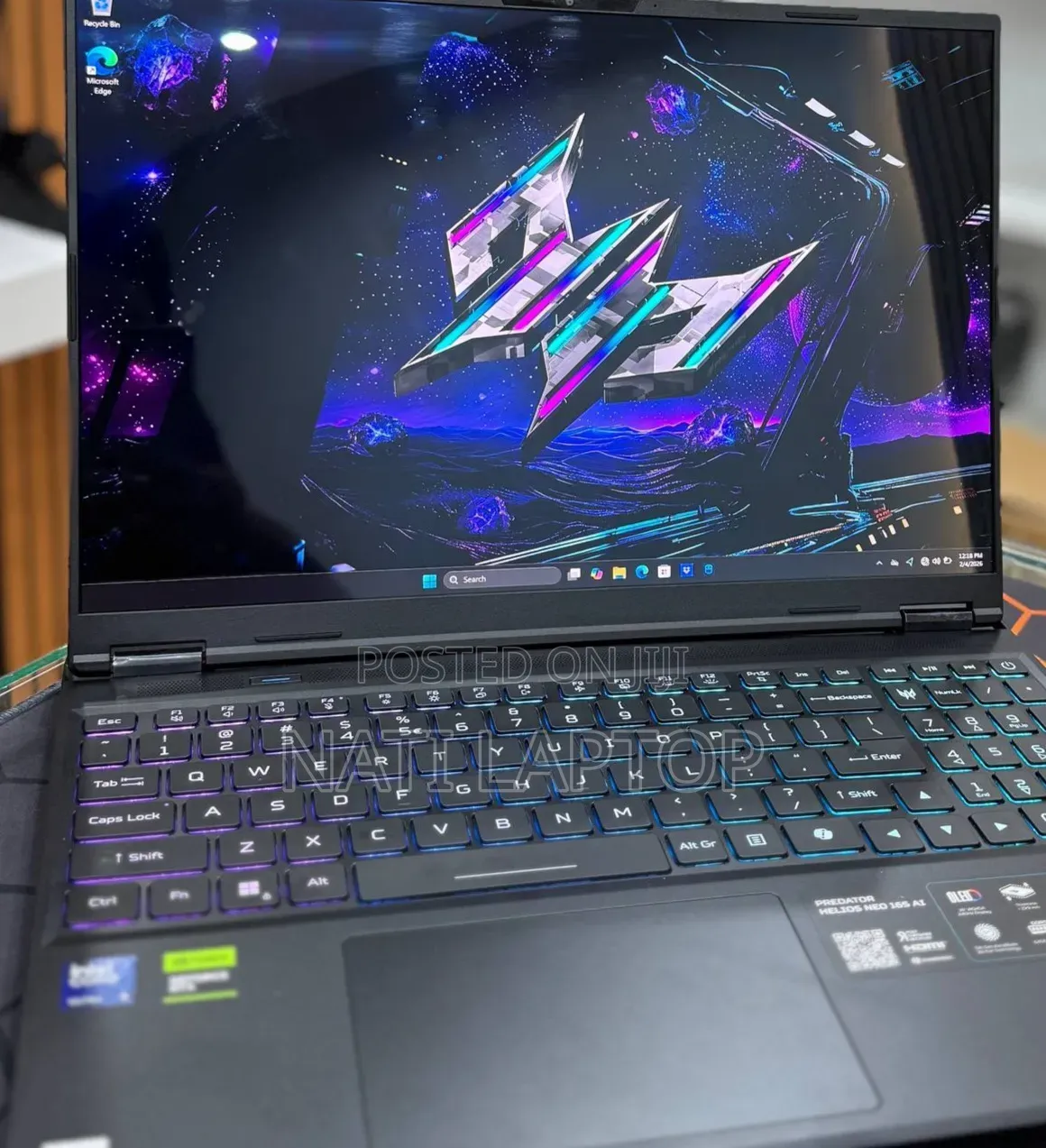 New Laptop Acer Predator Helios Neo 16 32GB Intel Core Ultra 9 SSD 1T