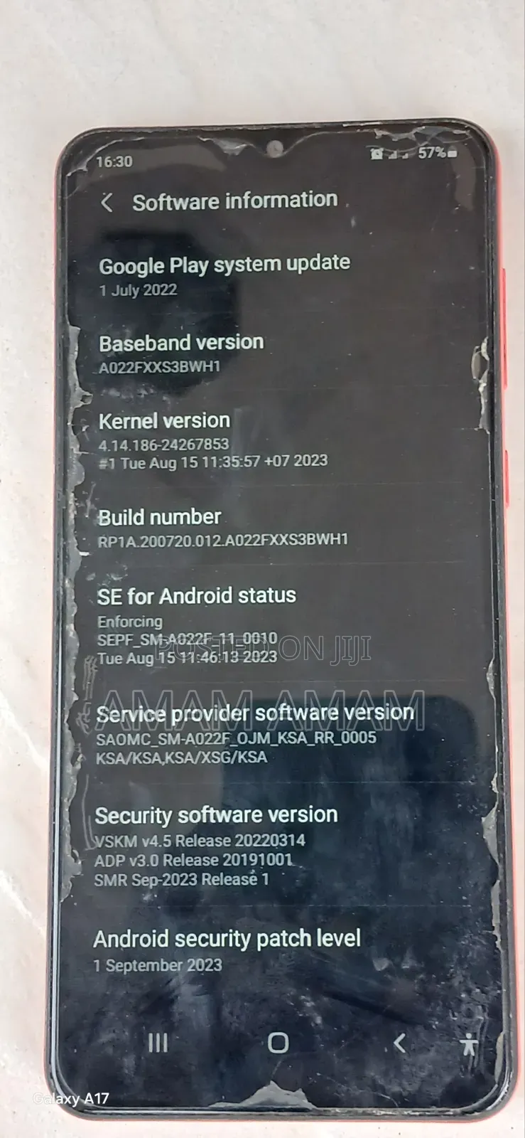Samsung Galaxy A02 32 GB Red