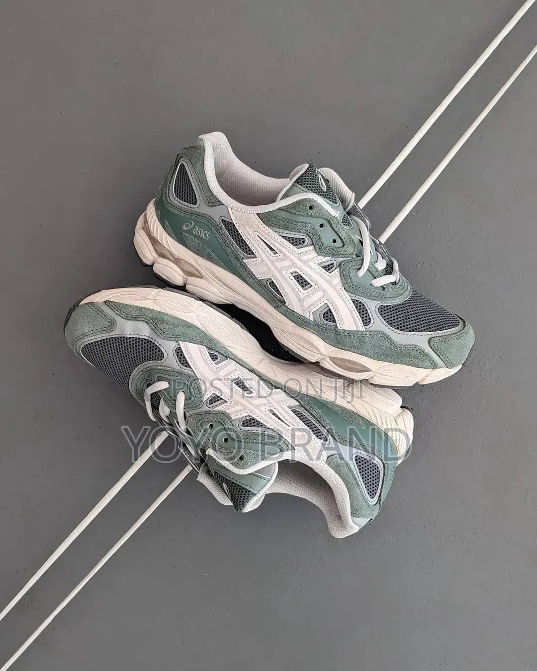 Asics Gel-Nyc Icy/Smoke Gray Unisex Fashion Shoes