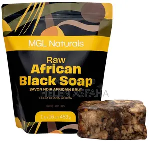 African Black Soap for Skin, Hair Care
