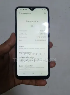 Samsung A10 32 GB Black