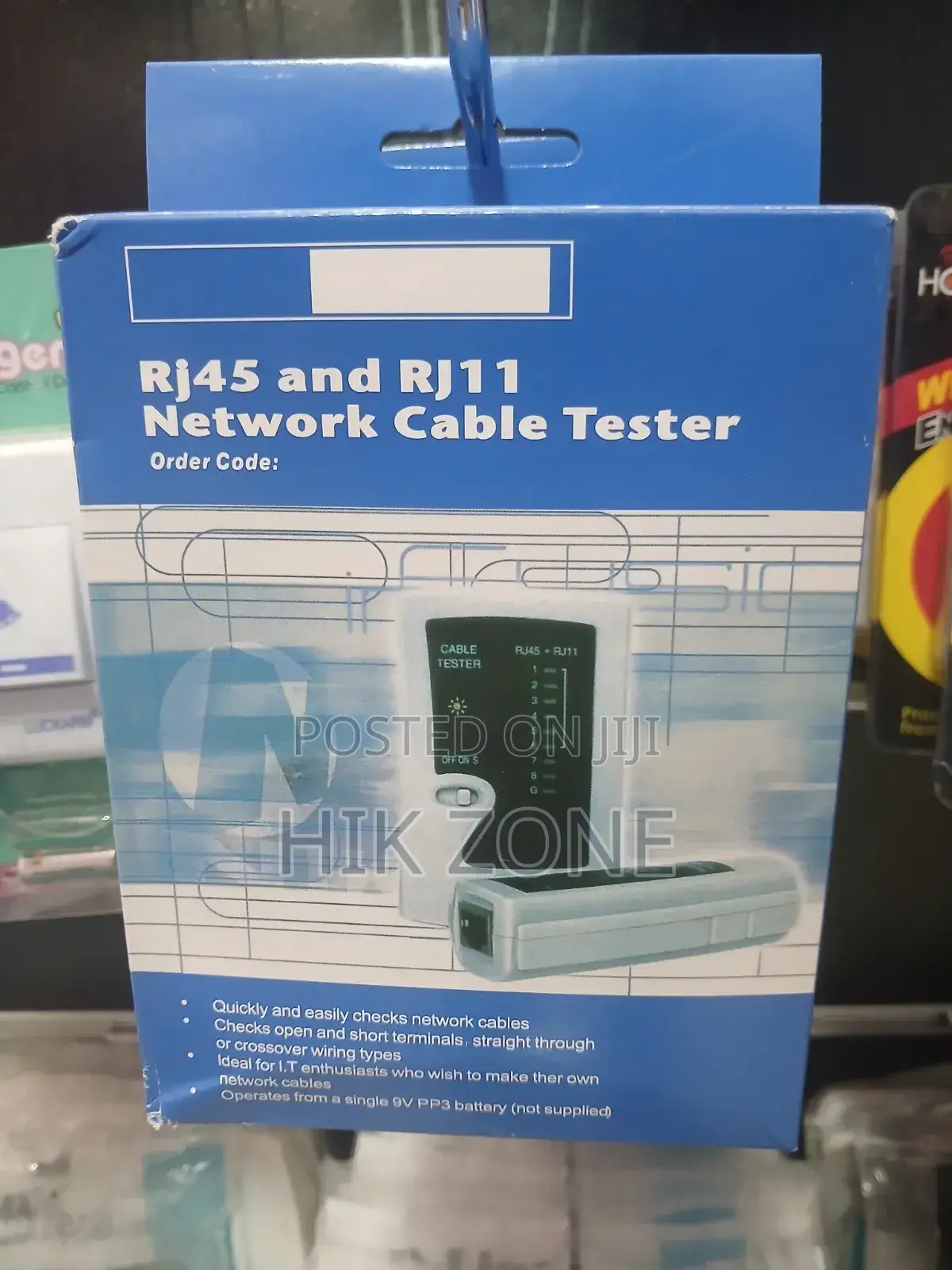 Rj45 And Rj11 Network Cablr Tester