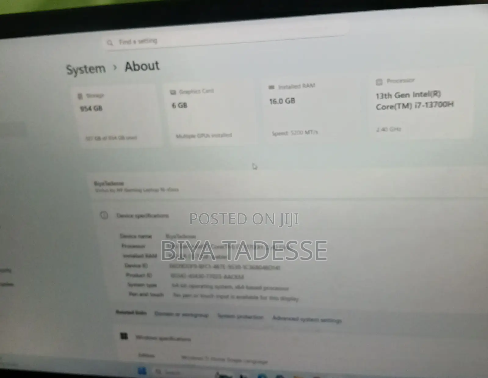 Laptop HP Victus 15 16GB Intel Core i7 SSD 1T