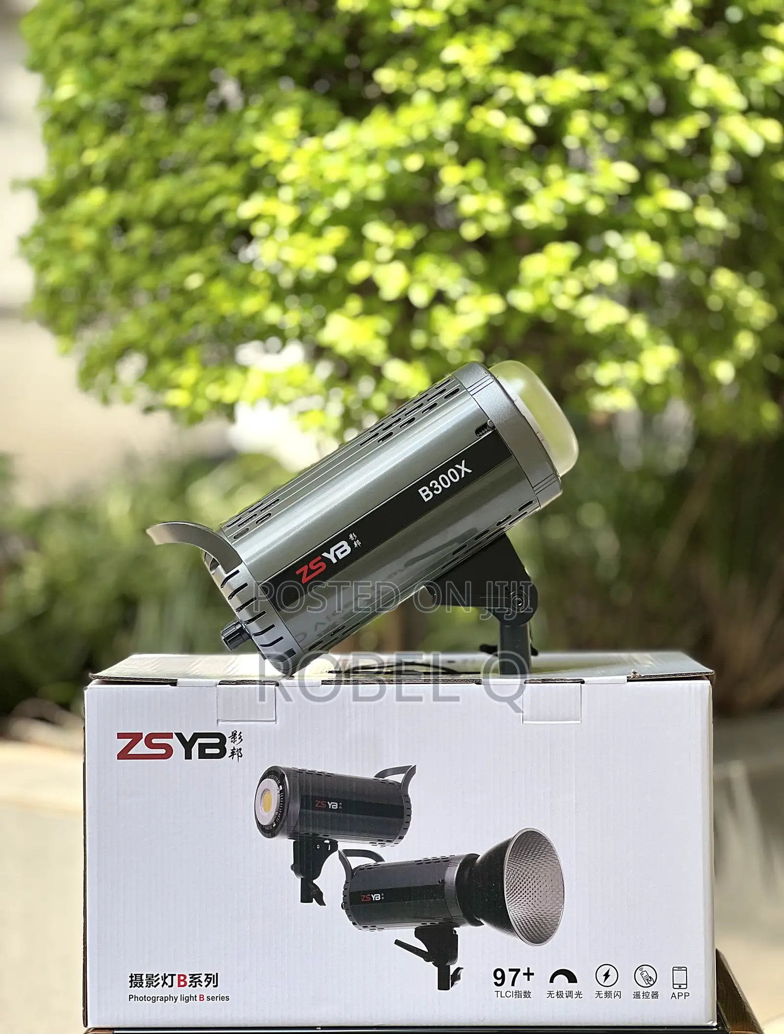 Zsyb B300x Video Light With Stand Softbx
