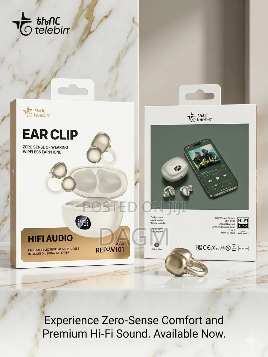 Ear Clip Wireless Earbuds