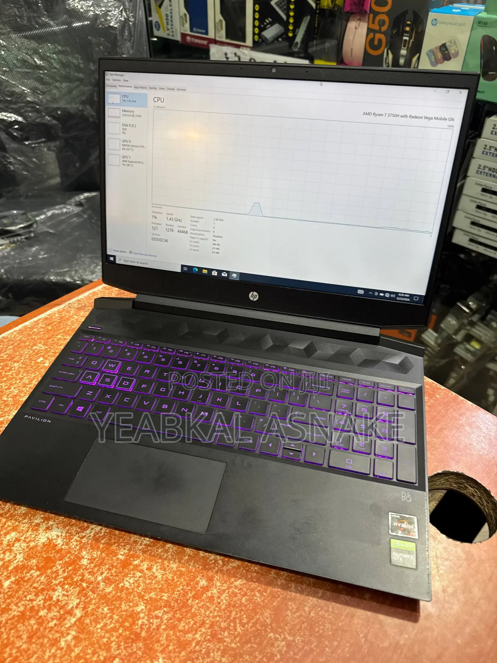 New Laptop HP Pavilion Gaming 15 2019 16GB AMD Ryzen 7 SSD 512GB